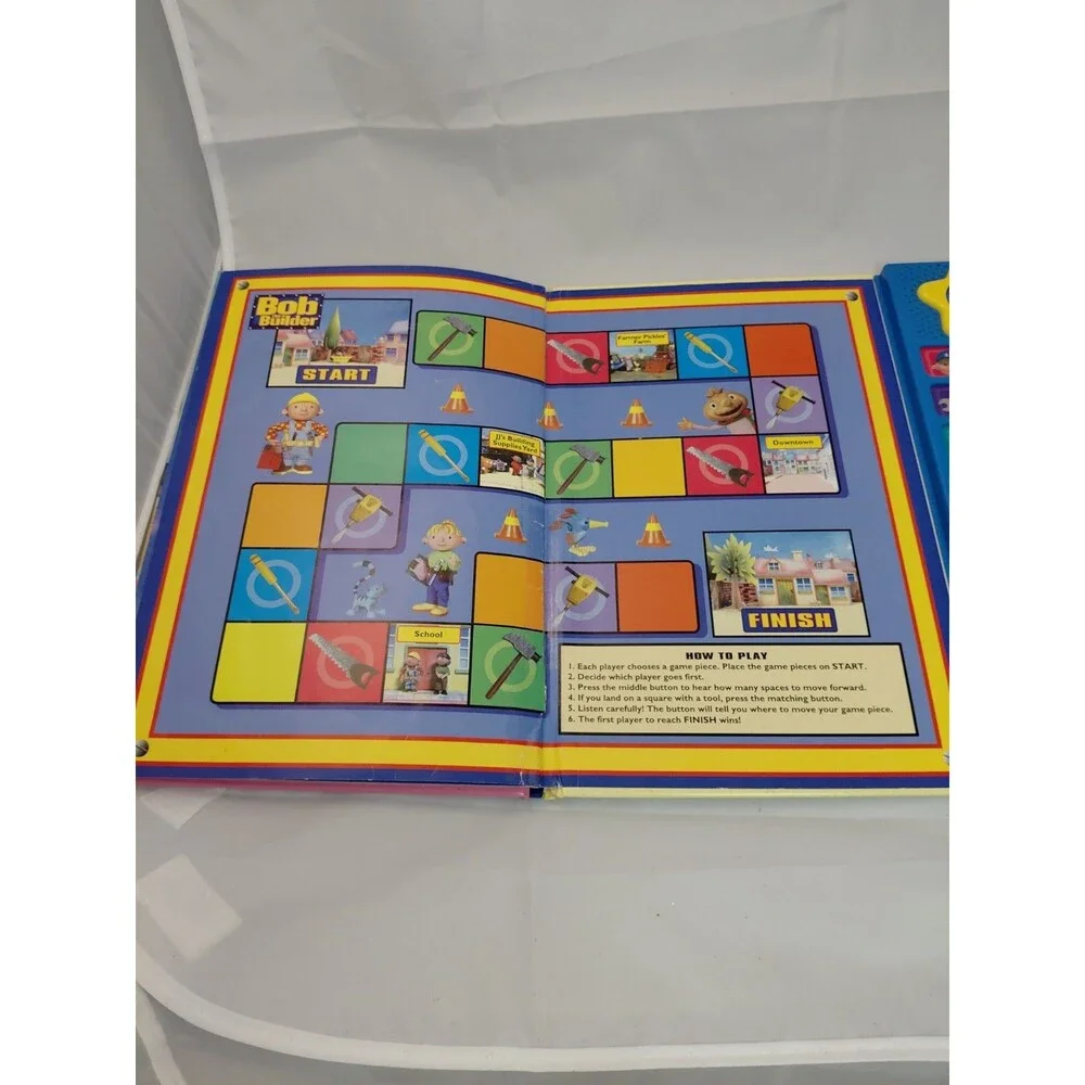Vintage 2003 Bob the Builder – Bob's Busy Building Day – Interactive Play Sound